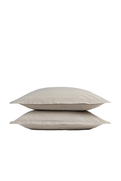 Brushed Cotton Sham Set