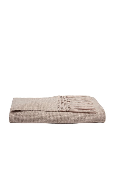 Parachute Cozy Alpaca Throw in Natural