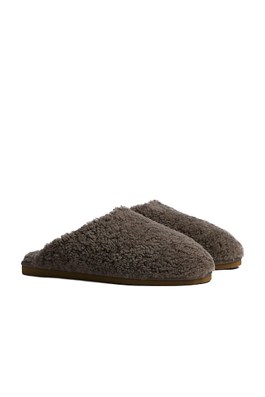 Shearling Wool Clogs