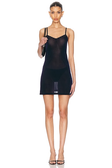 V Neck Studded Cami Dress