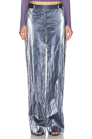 PRISCAVera Rainwear Straight Leg Pant in Mercury