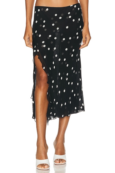 JACQUEMUS Capri Skirt in Black FWRD
