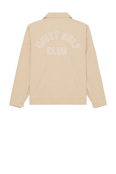 Quiet Golf Qgc Work Jacket in Tan