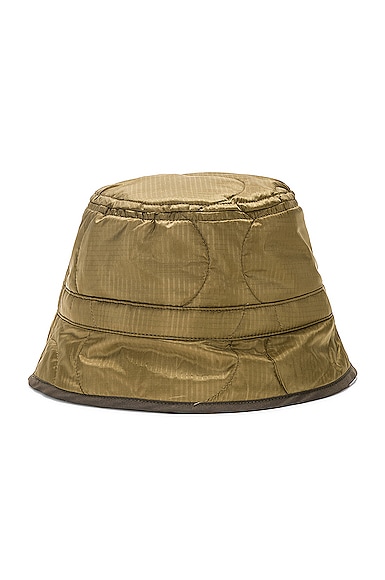 Shop R13 Bucket Hat In Olive