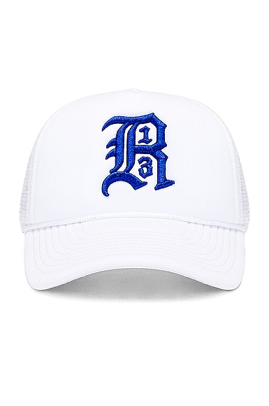 R13 R13 Trucker Hat in WHITE | FWRD