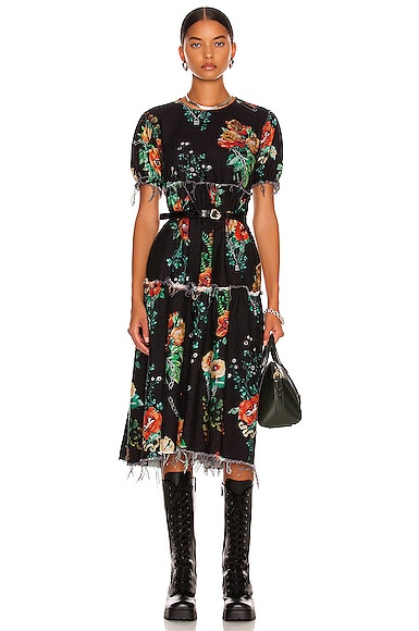 relaxed midi dress