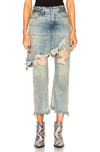 Double Classic Shredded Hem