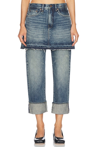 Citizens of Humanity Cora Cropped Undone Hem in Horizon FWRD