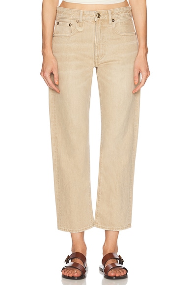 R13 Romeo Straight Leg in Harlyn Khaki
