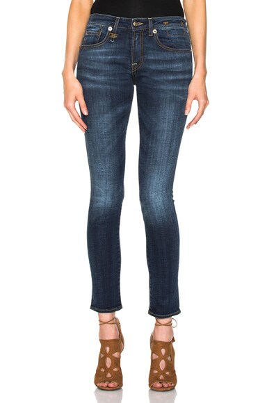R13 Alison Crop in Seattle Blue FWRD