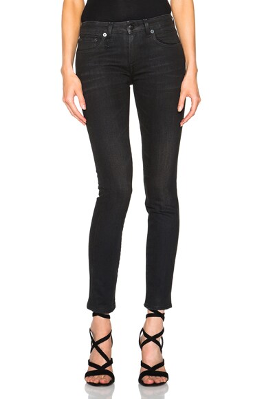 充実の品 R13 Alison Crop in Curtis Black Waxed | FWRD パンツ
