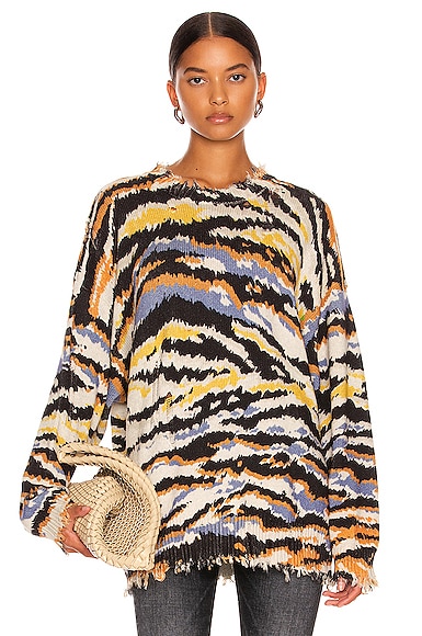 Multi Zebra Sweater