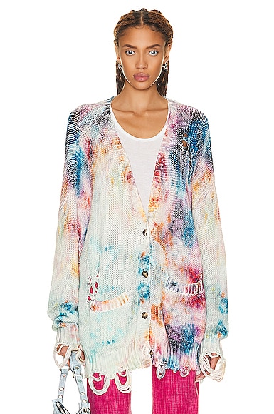 One set best sale cardigan tie dye
