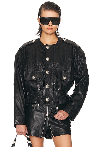 Oversized Crewneck Jacket