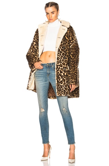 Leopard Huntington Coat