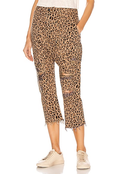 r13 leopard pants