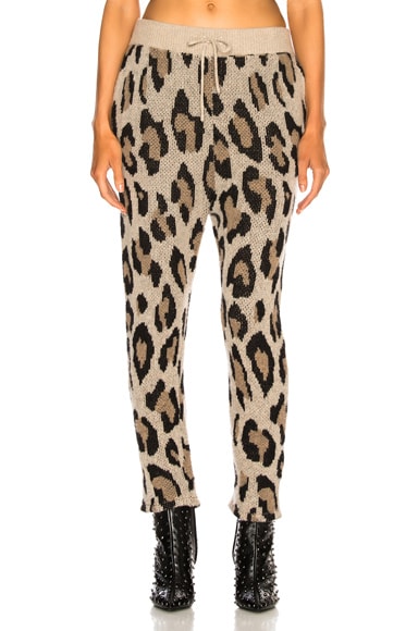 Cashmere Leopard Pant