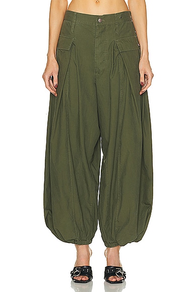R13 Jesse Army Pant in Olive