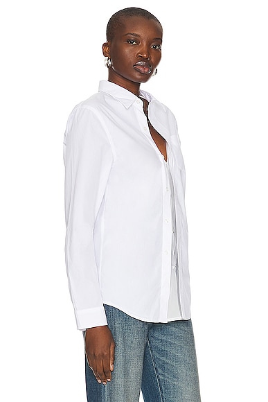 Shop R13 Foldout Shirt In White