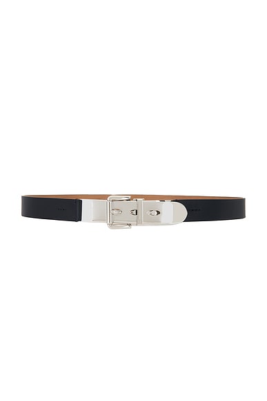 Ralph Lauren Collection Skinny Belt in Lux Navy