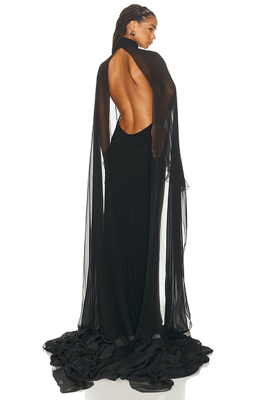 Ralph Lauren Collection Tilly Gown in Black