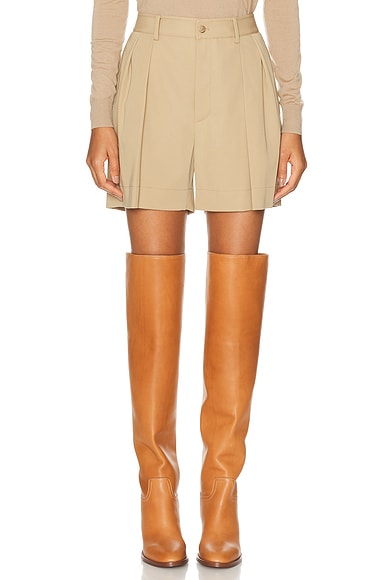 Sherri Wool Gabardine Short