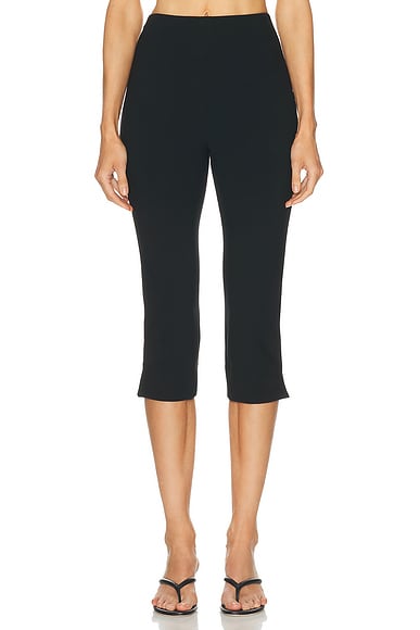 Ralph Lauren Collection Sampson Cropped Legging in Black