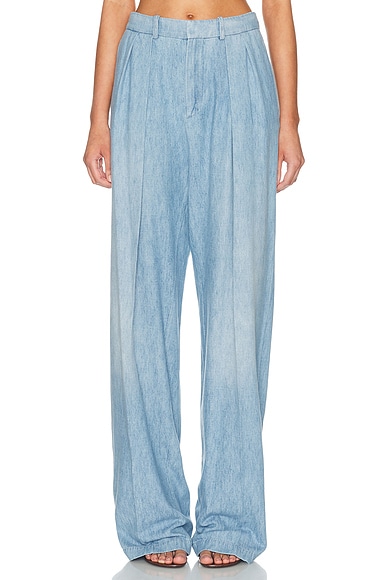 Ralph Lauren Collection Livie Wide Leg in Cirrus Indigo