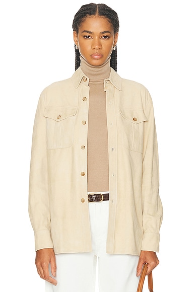 Landry Lamb-Suede Shirt