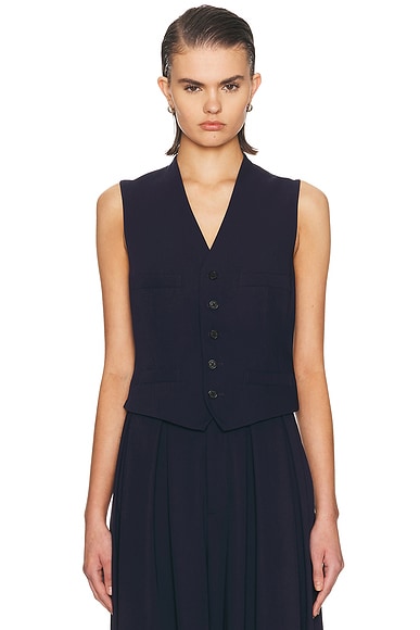 Ralph Lauren Collection Jaiden Vest in Icon Navy