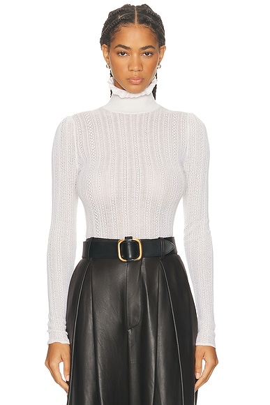 Long Sleeve Turtle Neck Top
