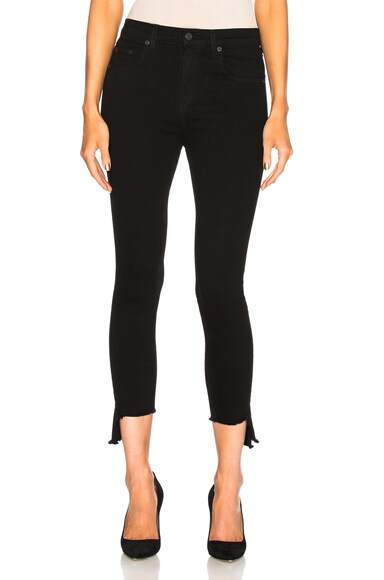 Rag and bone 10 inch skinny black sale