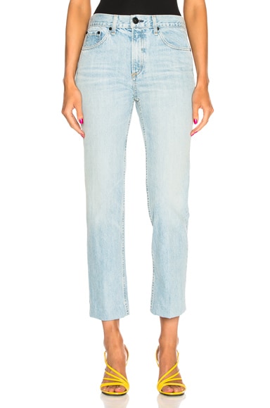 High Rise Ankle Straight