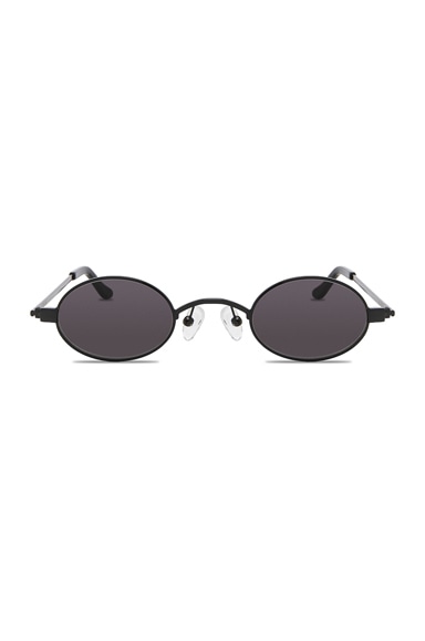 ROBERI & FRAUD Doris Black Sunglasses ROBERI AND FRUAD MINI DORIS SUNGLASSES. used twice.... | Depop main image 4