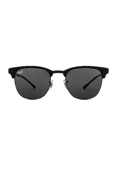 Ray-Ban Clubmaster Metal Sunglasses in Black