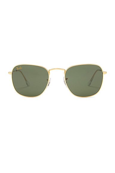 Ray Ban Frank Sunglasses In Gold & Black
