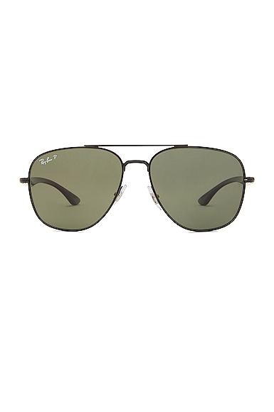 Ray-Ban Sunglasses in Black & Green