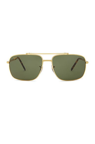 Sunglasses in Gold & Black