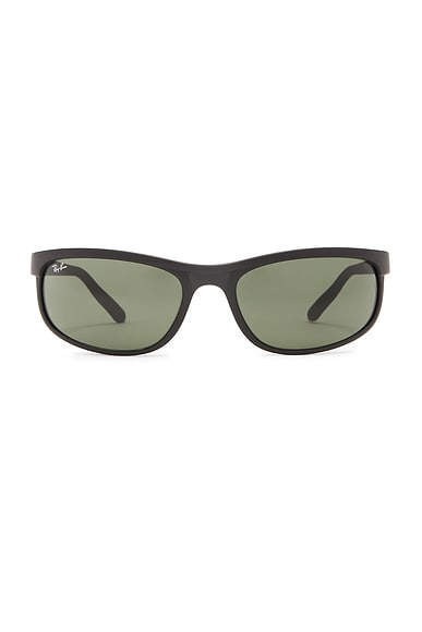 Ray-Ban Predator 2 Oval Sunglasses in Black & Matte