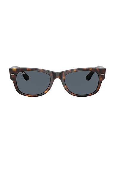 Ray-Ban Mega Wayfarer II Square Sunglasses in Brown