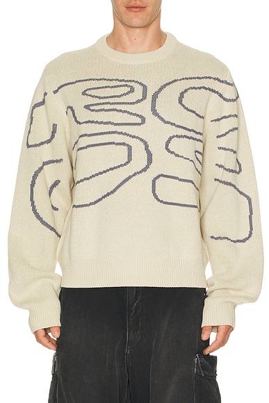 Stack Logo Knit Sweater