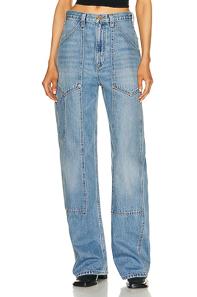 Re/Done Women's High-Rise Workwear Jeans