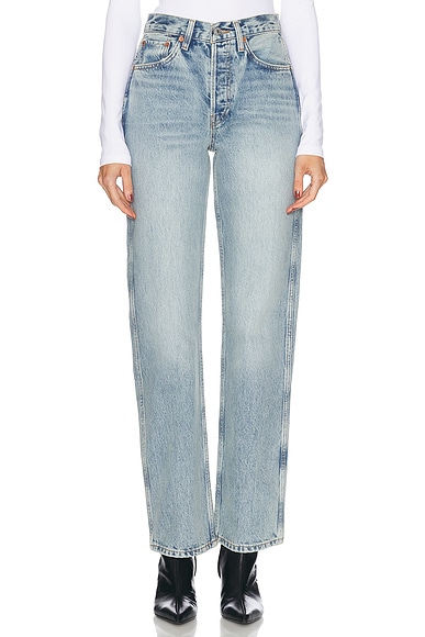 RE/DONE 90s High Rise Loose in Ojai Indigo