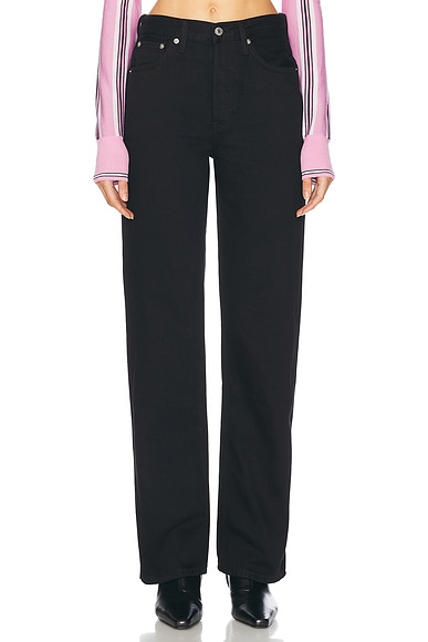RE/DONE 90s High Rise Loose in Black