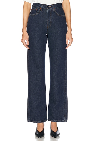 RE/DONE 90's High Rise Loose in Heritage Rinse