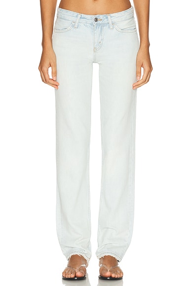 RE/DONE The Snatch Back Straight Jean in Bleach Distress