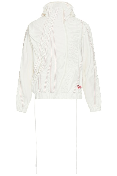 Shop Reebok X Kanghyuk Hooded Jacket In White & Red