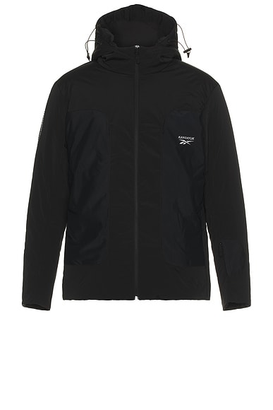 X Kanghyuk Stitched Logo Padded Jacket