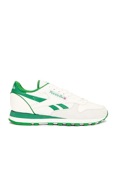 Reebok Classic Leather 1983 Vintage in Chalk & Green