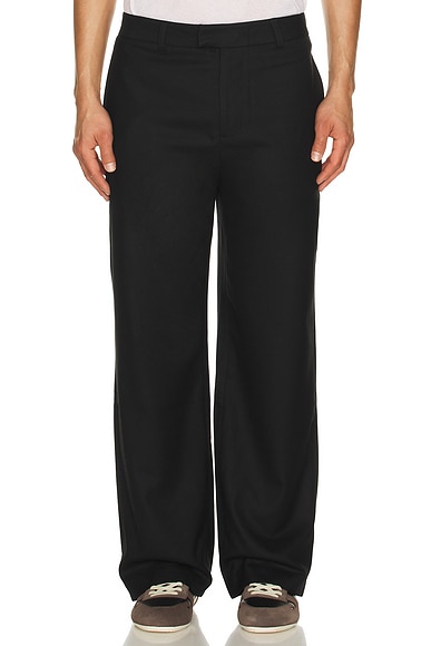 REPRESENT Wool Pant in Jet Black